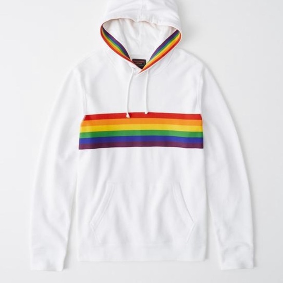 abercrombie rainbow hoodie